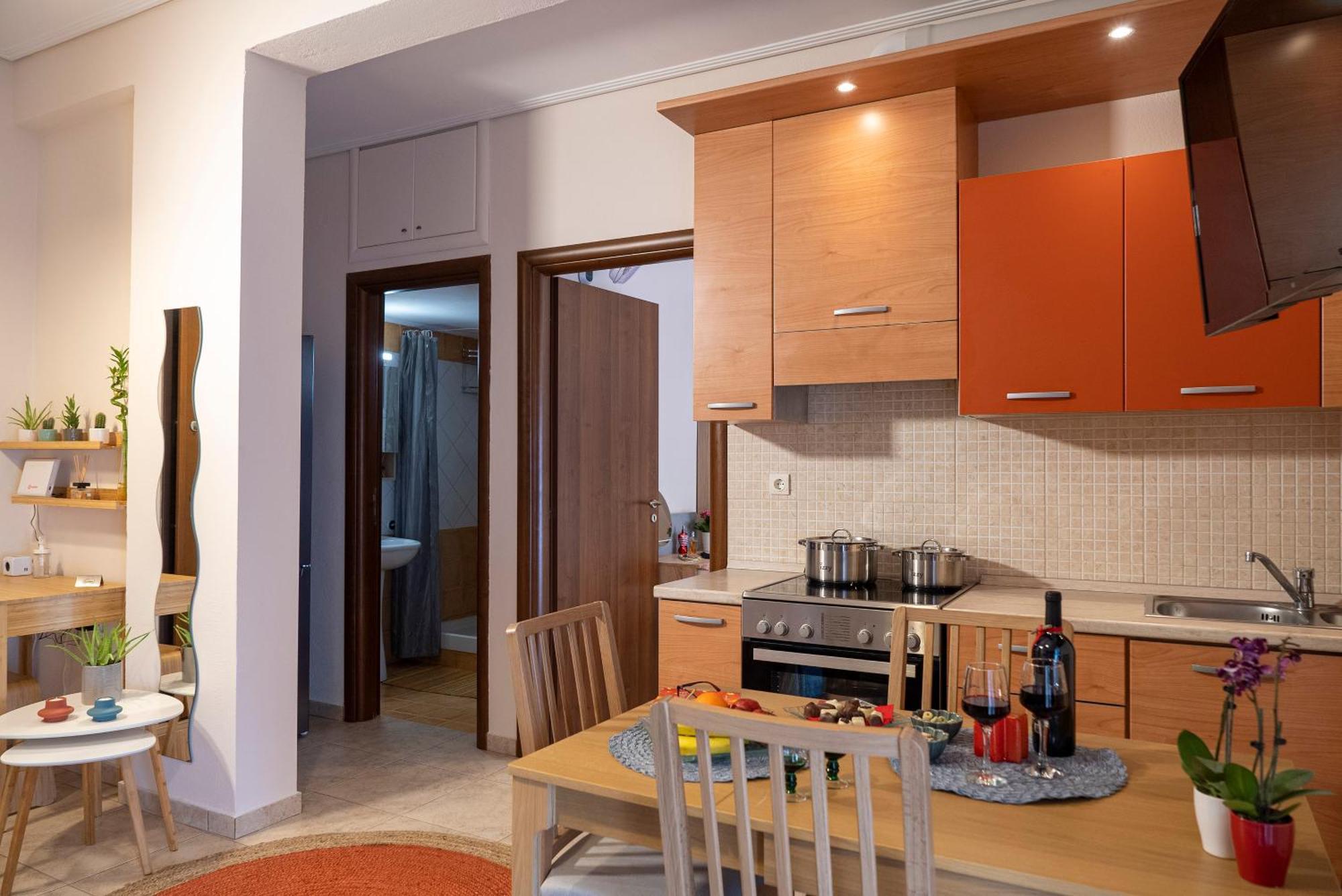Otium Living Apartment Volos Bagian luar foto